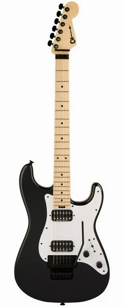 Charvel PM SC1 SRS HH FR MN Black set forfra