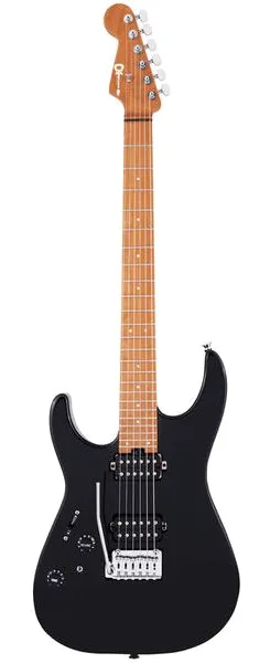Charvel Pro-Mod DK24 HH CM LH BK set forfra