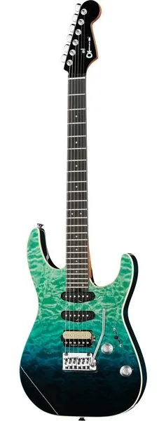 Charvel Pro Mod Plus DK24 HSS BLCU set forfra