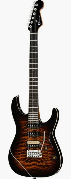 Charvel Pro-Mod Plus DK24 HSS QM ATE set forfra