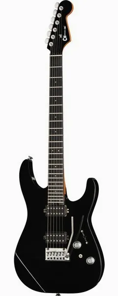 Charvel Pro Mod Plus DK24 RVEN BLK set forfra