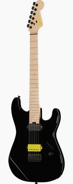 Charvel Sean Long San Dimas HH Black set forfra