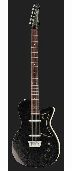 Danelectro 56 Baritone Black Metal Flake, detalje 2