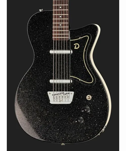 Danelectro 56 Baritone Black Metal Flake, detalje 4
