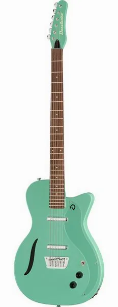 Danelectro 56 Vintage Baritone Dark Aqua set forfra