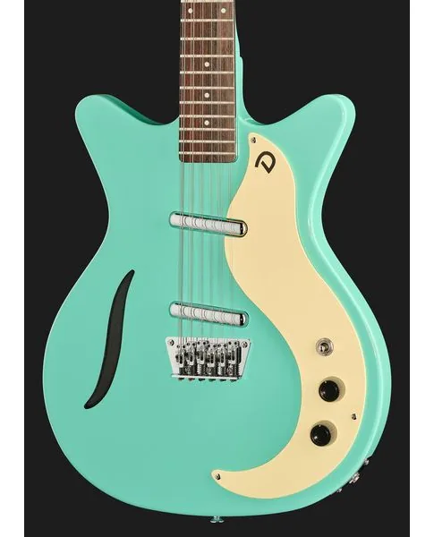 Danelectro 59 Vintage 12 String Dark Aqua, detalje 4
