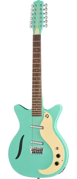 Danelectro 59 Vintage 12 String Dark Aqua set forfra