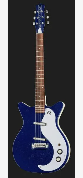 Danelectro 59M NOS+ Blue Metalflake 60th, detalje 2