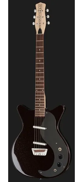 Danelectro Classic 59 Maroon Silver Glitt, detalje 2