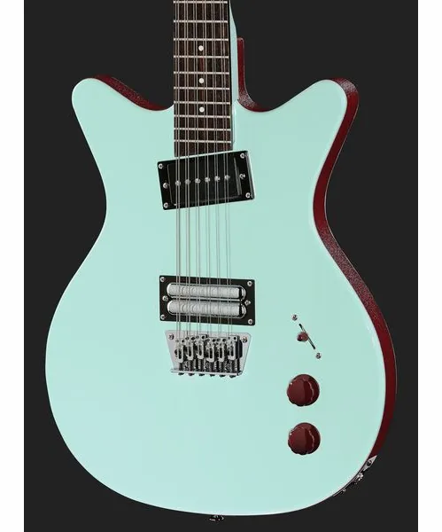 Danelectro Dan O. Cool 12 String Aqua, detalje 4