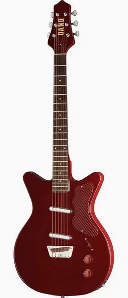Danelectro Dan O. Cool Maroon set forfra