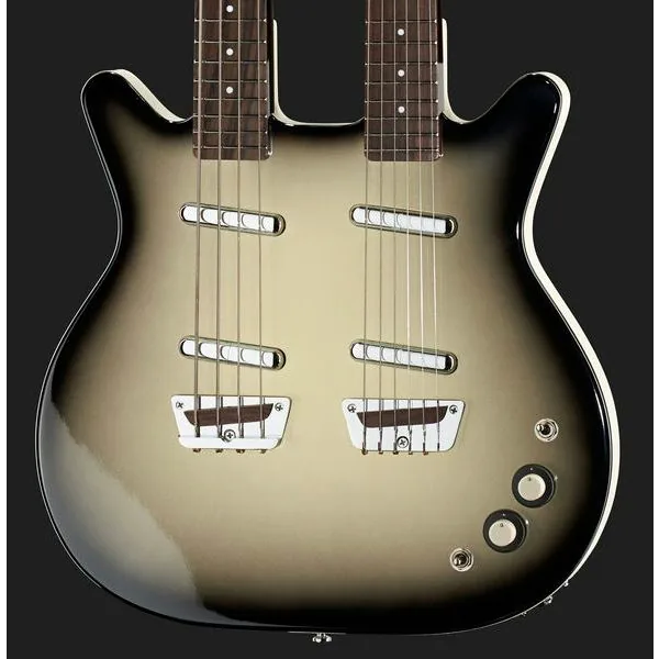 Danelectro DB604 Black Burst, detalje 4