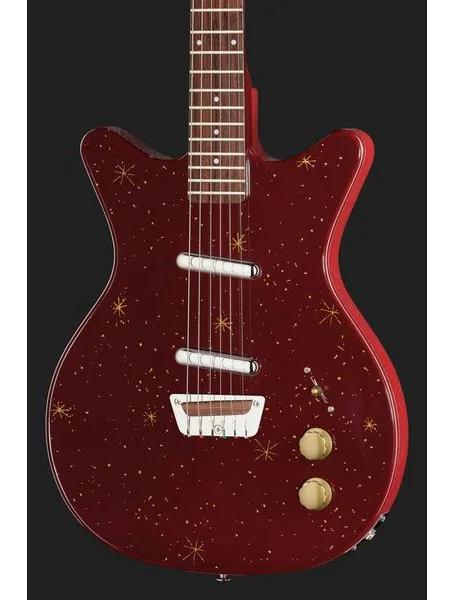 Danelectro Golden 1950's Maroon, detalje 4