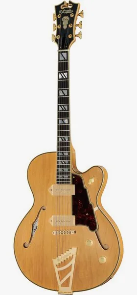 DAngelico Deluxe 59 Satin Honey set forfra