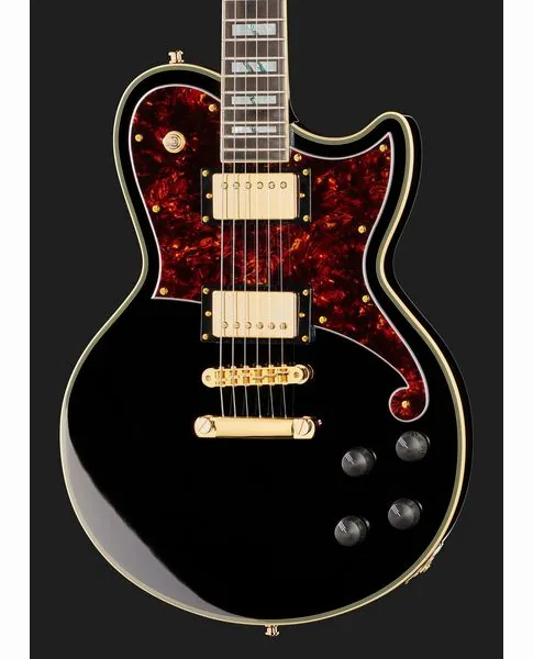 DAngelico Deluxe Atlantic Solid Black, detalje 4