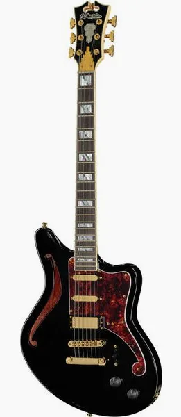 DAngelico Deluxe Bedford SH BK set forfra