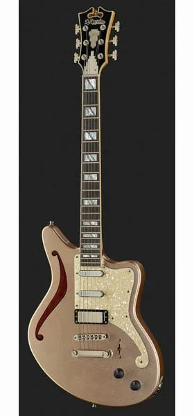 DAngelico Deluxe Bedford SH Desert Gold, detalje 2