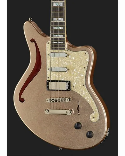 DAngelico Deluxe Bedford SH Desert Gold, detalje 4