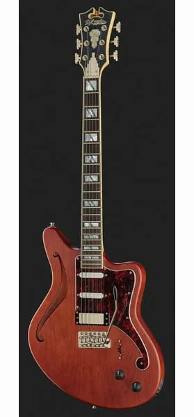 DAngelico Deluxe Bedford SH Matte Walnut, detalje 2