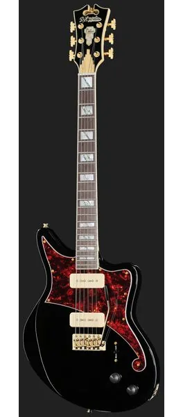 DAngelico Deluxe Bedford Solid Black, detalje 2
