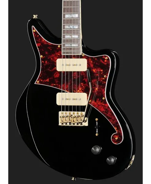 DAngelico Deluxe Bedford Solid Black, detalje 4