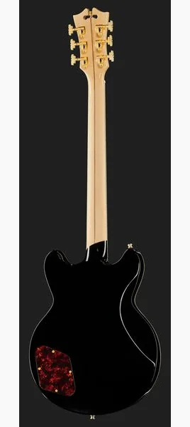 DAngelico Deluxe Brighton Solid Black, detalje 3