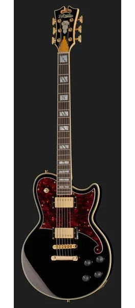 DAngelico DLX Atlantic Bariton Solid BLK, detalje 2