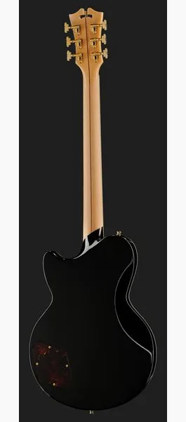 DAngelico DLX Atlantic Bariton Solid BLK, detalje 3