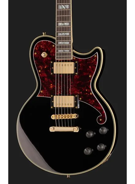 DAngelico DLX Atlantic Bariton Solid BLK, detalje 4