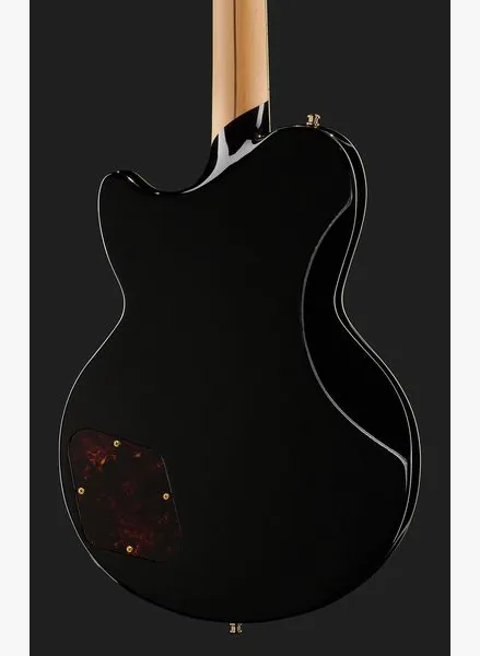 DAngelico DLX Atlantic Bariton Solid BLK, detalje 5