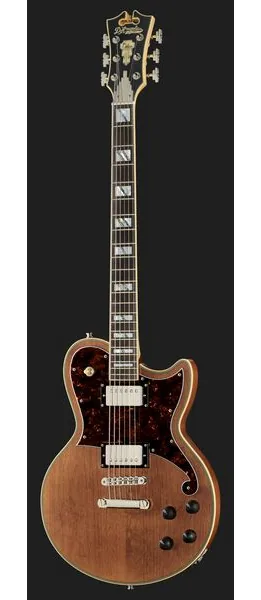 DAngelico DLX Atlantic Baritone Walnut, detalje 2