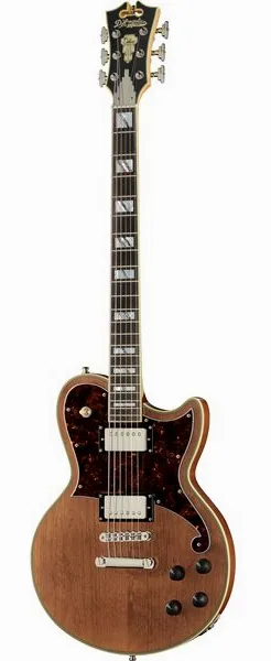 DAngelico DLX Atlantic Baritone Walnut set forfra