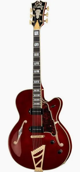 DAngelico Excel 59 Viola set forfra