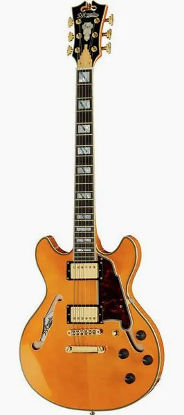 DAngelico Excel Mini DC Vintage Natural set forfra