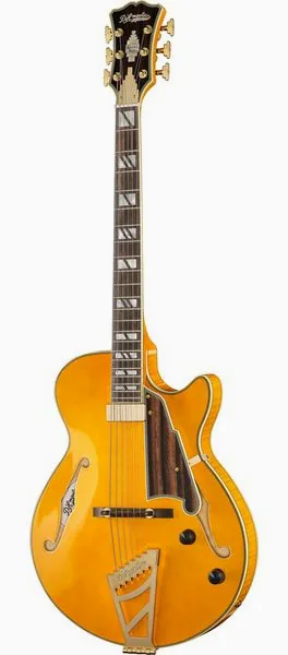 DAngelico Excel SS Soho Amber set forfra