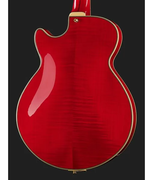 DAngelico Excel SS Soho Dark Cherry Burs, detalje 5