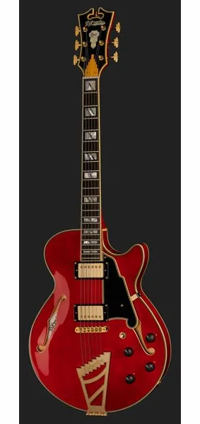 DAngelico Excel SS Trans Cherry, detalje 2