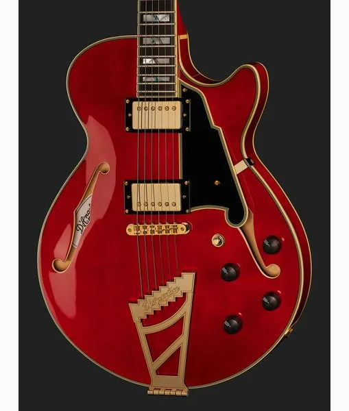 DAngelico Excel SS Trans Cherry, detalje 4