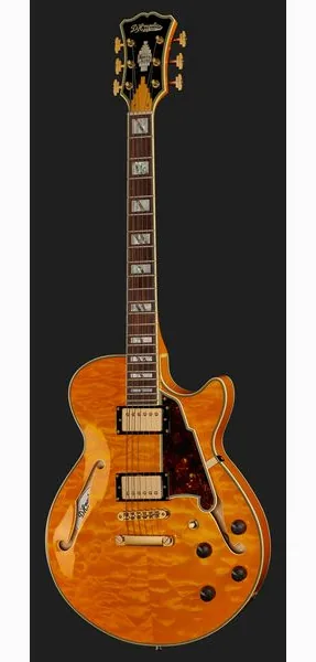 DAngelico Excel SS XT Vintage Nat Quilt, detalje 2