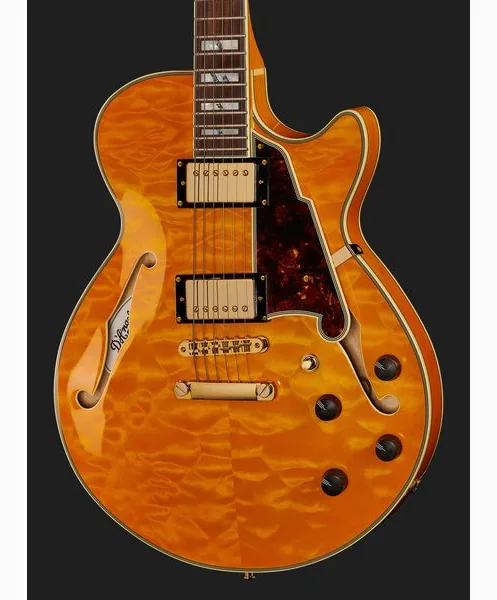 DAngelico Excel SS XT Vintage Nat Quilt, detalje 4