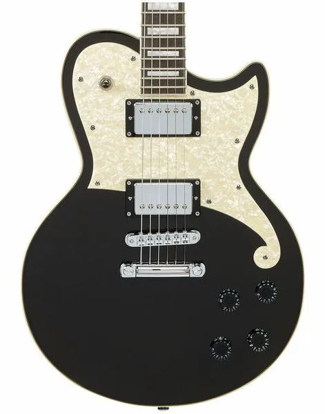 DAngelico Premier Atlantic Black Flake, detalje 4