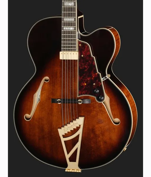 DAngelico Premier EXL1 Brown Burst, detalje 4