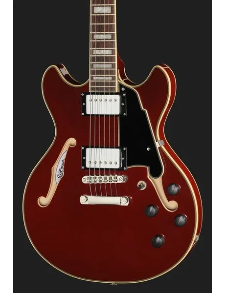 DAngelico Premier Mini DC Burnt Red, detalje 4