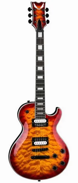 Dean Guitars Thoroughbred Select Quilt TCB set forfra