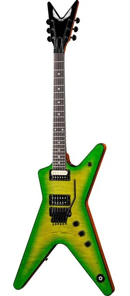 Dean Guitars USA ML Floyd Flame Top Slime set forfra