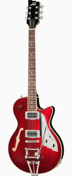 Duesenberg Starplayer TV Balboa Pearl Red set forfra