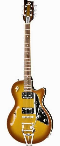 Duesenberg Starplayer TV Gold Burst set forfra