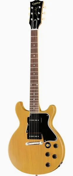 Epiphone 1960 Les Paul Special DC TVY set forfra