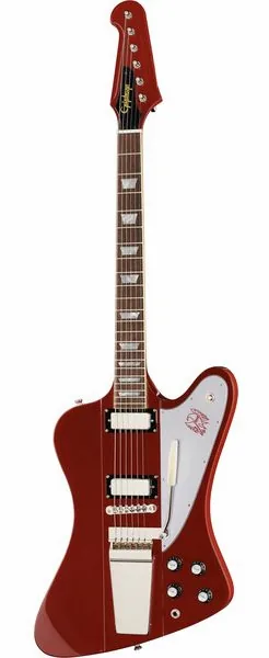 Epiphone 1963 Firebird V Ember Red set forfra