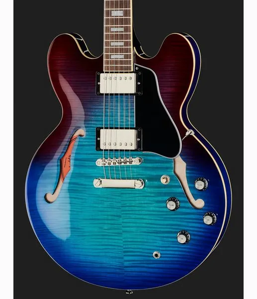 Epiphone ES-335 Figured Blueberry Burst, detalje 4